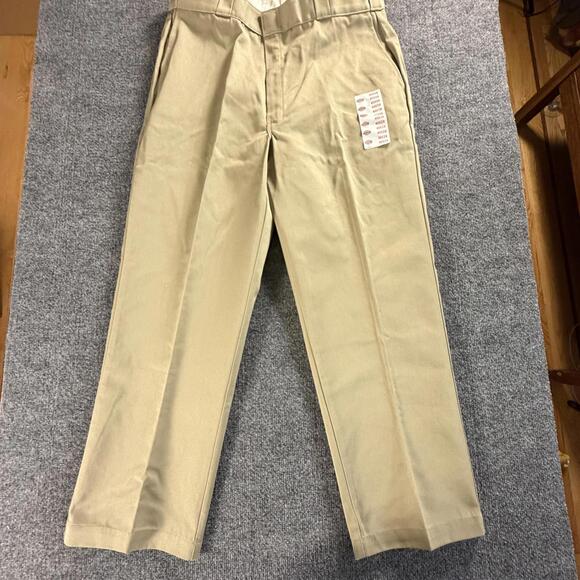 Dickies Plain Front Twill Pants Khaki 40x29 #749 - Picture 9 of 11